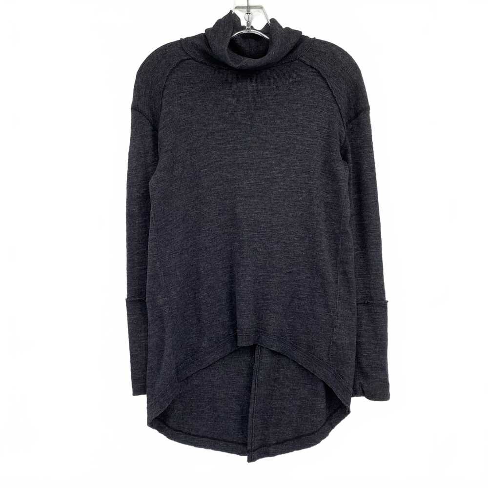 We The Free Gray Long Sleeve Turtleneck Top | Womens XS